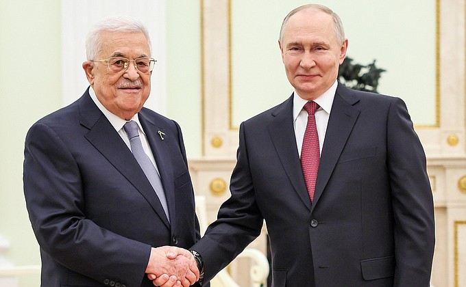 Russian-Palestinian talks • President of Russia