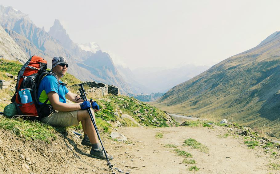 Hikers on the Tour du Mont Blanc loop through three countries as they trek around the famous mountain.