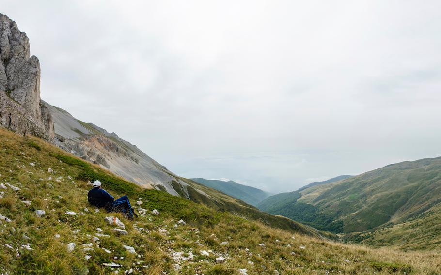 Navigation is essential, as there are not defined trackways for a lot of the High Scardus Trail.