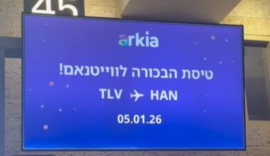 Arkia Airlines Launches First Direct Air Route from Hanoi to Tel Aviv, Boosting Tourism, Trade and Future Travel Growth Between Israel and Vietnam