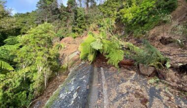 Giant Helena Bay Hill slip creates 20,000 truckload challenge
