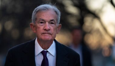 Powell quiet on future and says Supreme Court case is most important in Fed's history