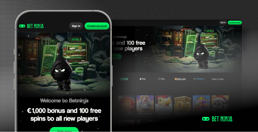 Image of the BetNinja platform interface