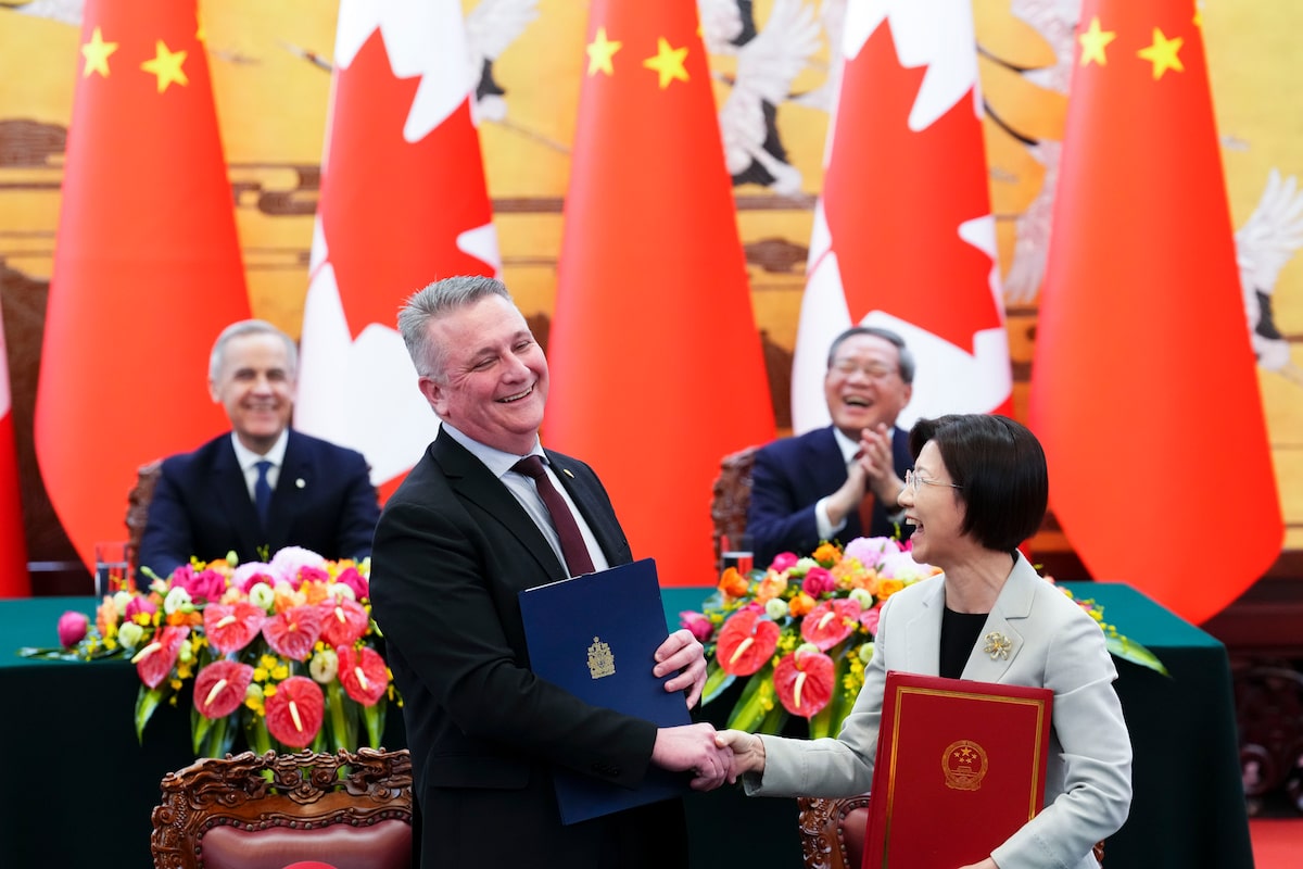 Ottawa welcomes Chinese investment in Canada’s food processing, manufacturing industries