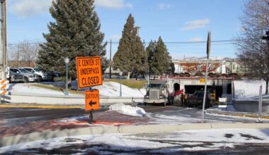 Center Street Underpass closed