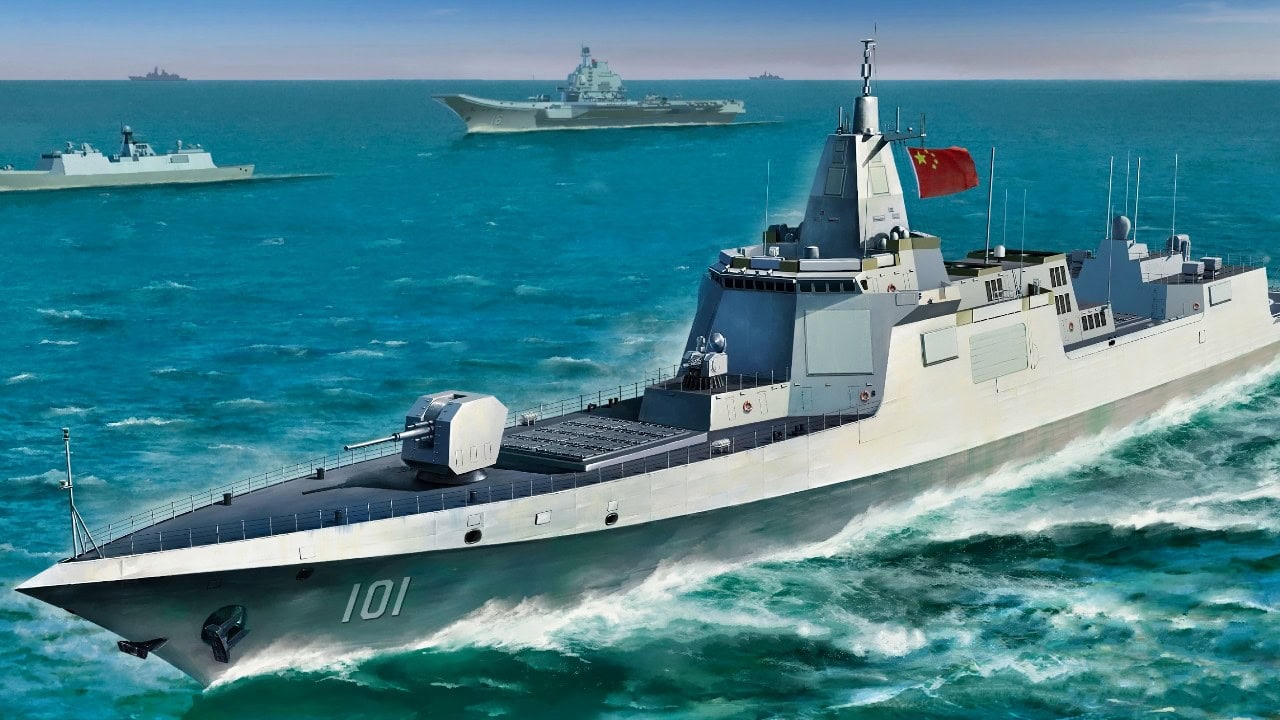 Chinese Navy Warship.