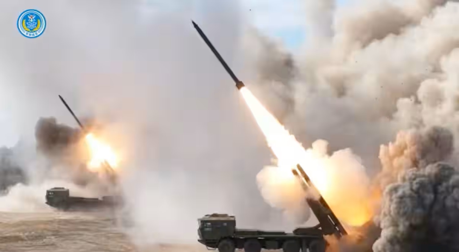 Chinese military missiles Taiwan encirclement