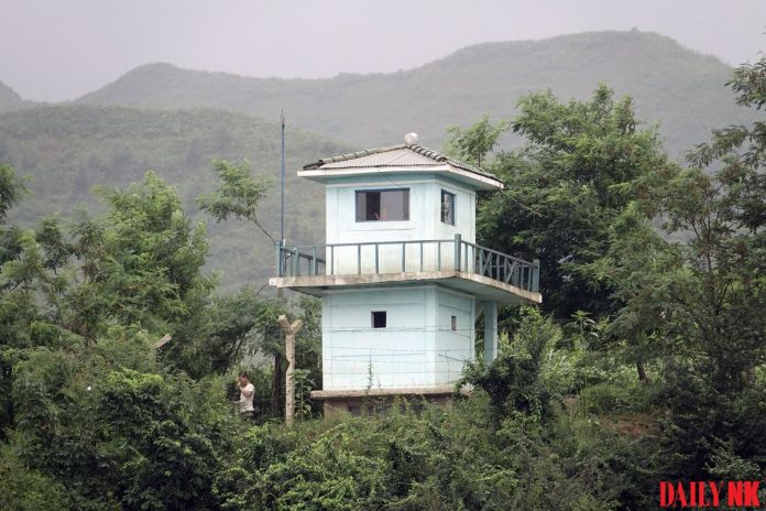 Military guard post in North Pyongan Province along the Amnok River