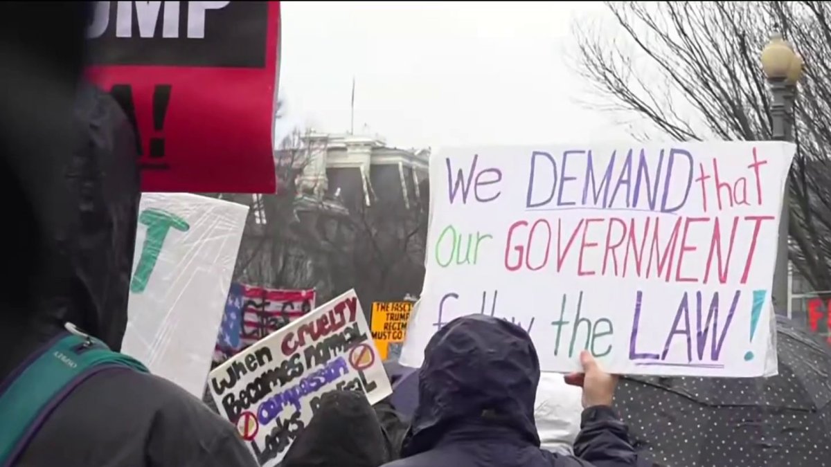 Anti-ICE protest outside of White House after Minneapolis shooting – NBC4 Washington