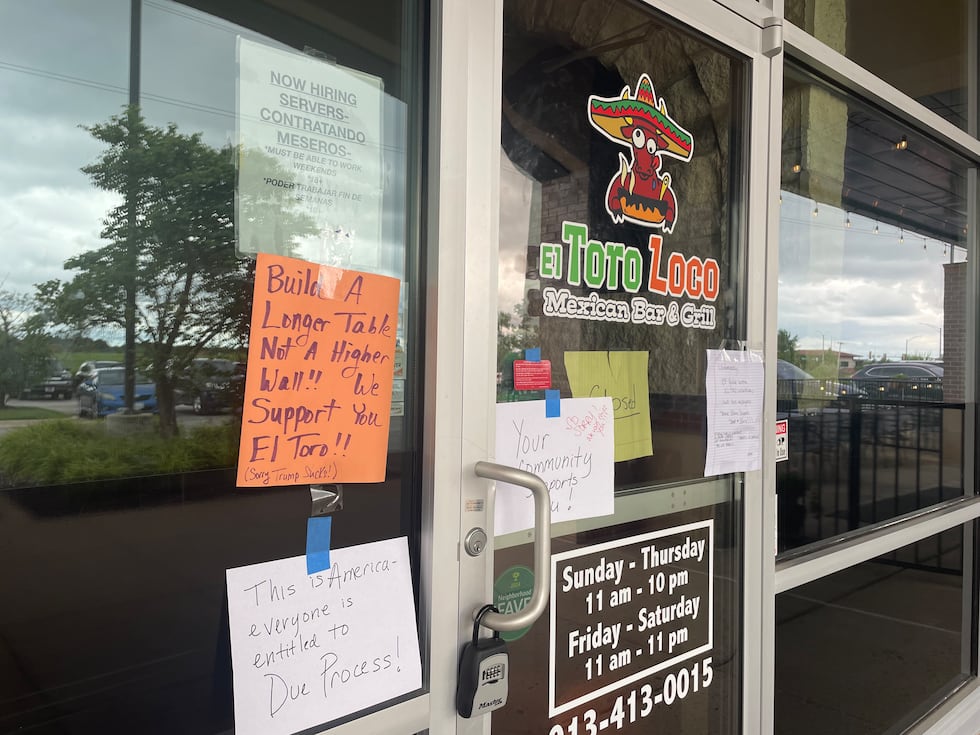 Witnesses said locations of El Torro Loco, Legends and Lenexa, were raided by ICE.