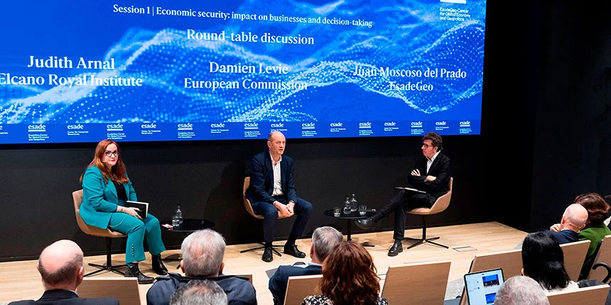 Damien Levie (EU Commission) at Esade: “We must implement a new economic security strategy