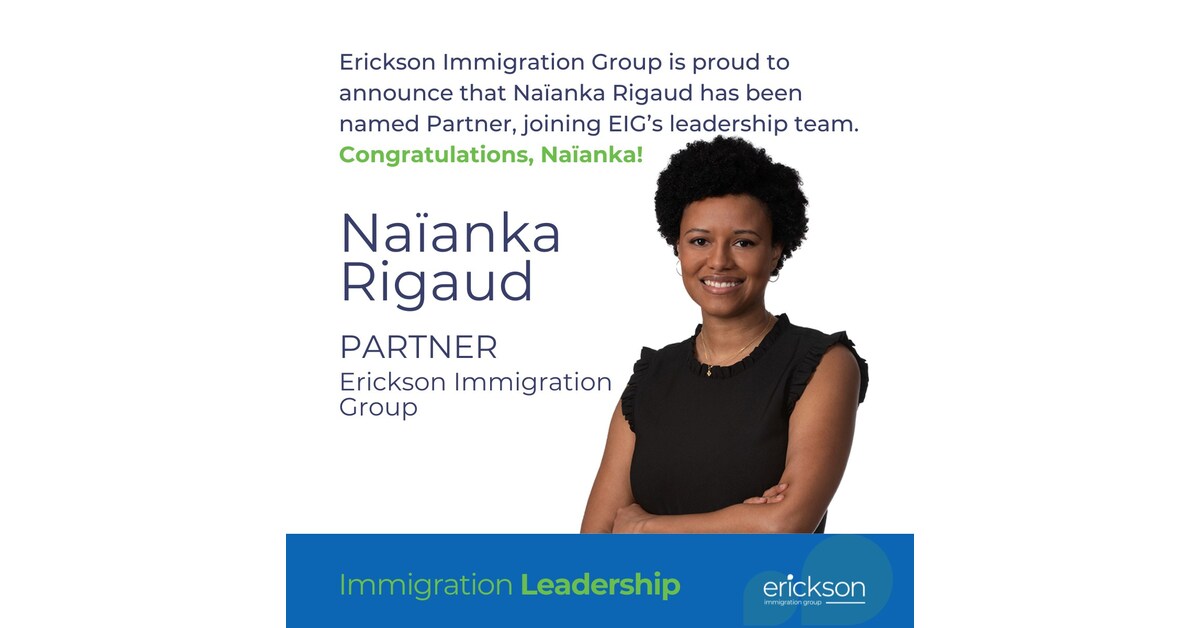 Global Legal Firm Erickson Immigration Group Announces New Partner