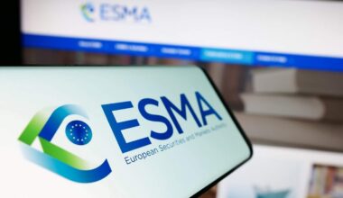The ESMA logo seen on a mobile and computer screen.