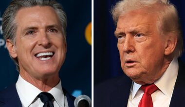 Gavin Newsom Takes Swipe at Sleepy Trump, 79, in Year-End Post