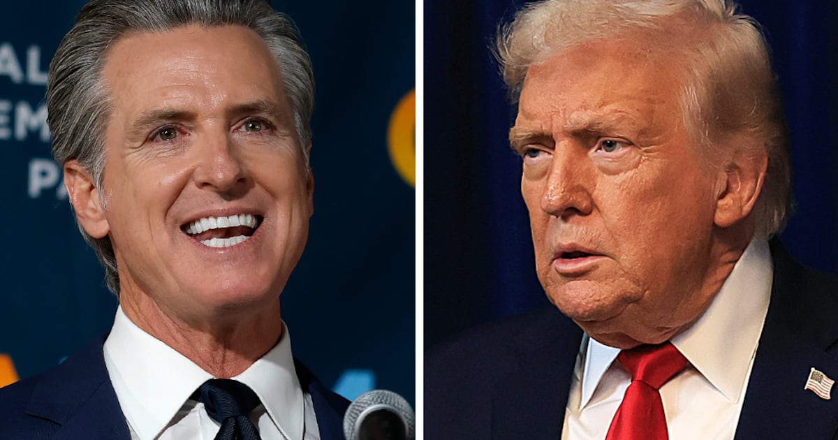 Gavin Newsom Takes Swipe at Sleepy Trump, 79, in Year-End Post