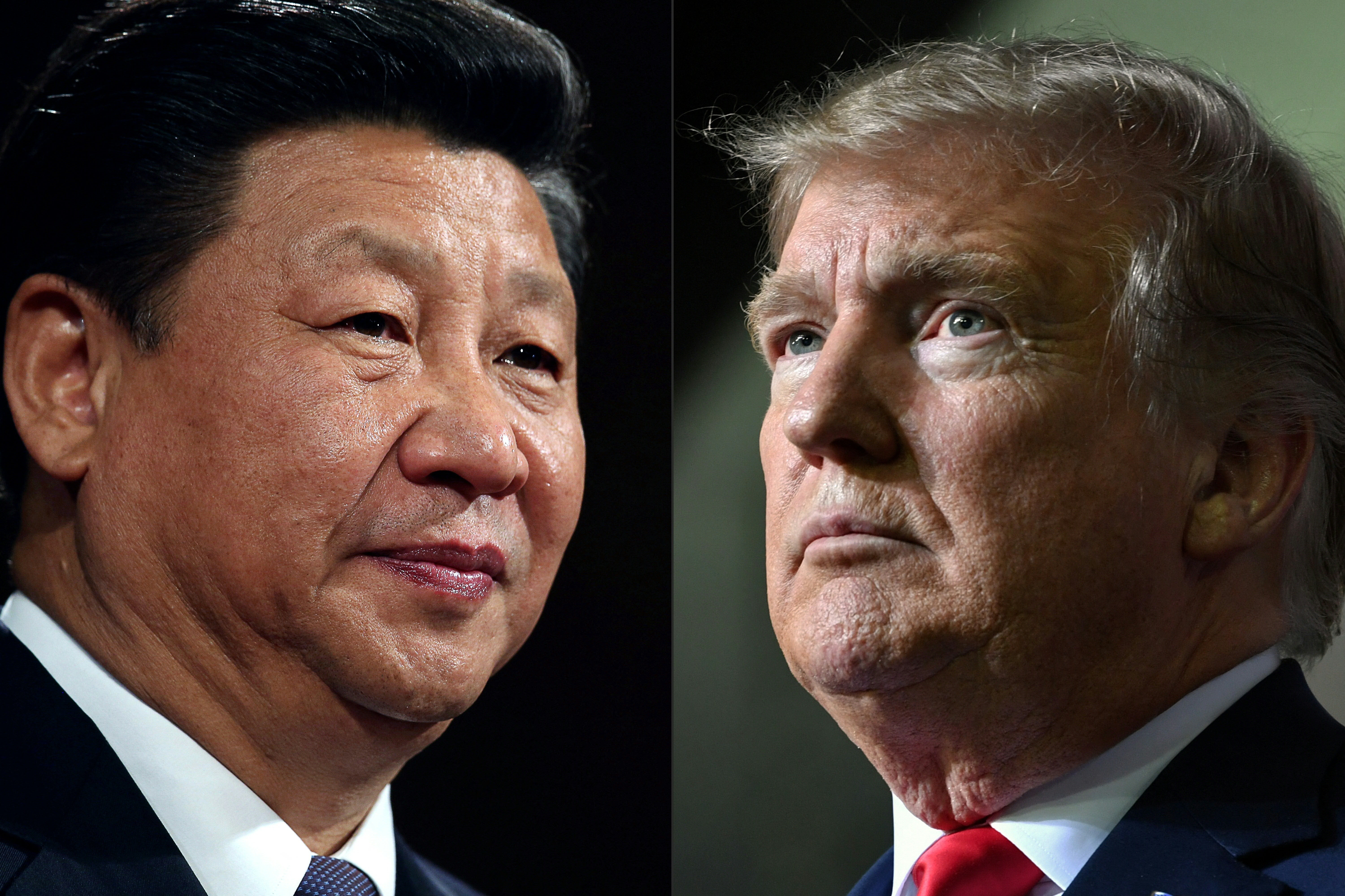 Donald Trump and Xi Jinping