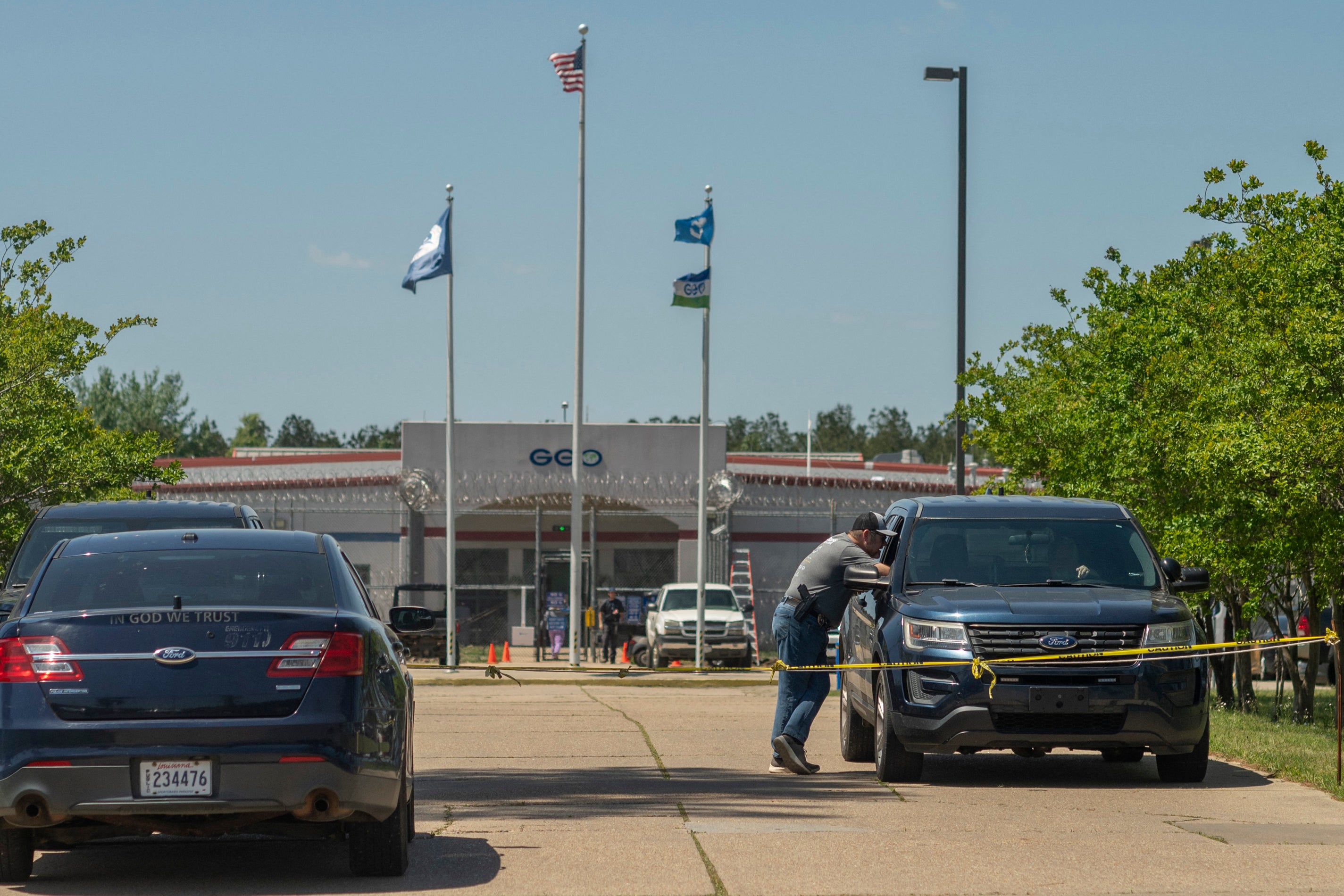 The Central Louisiana ICE Processing Center in Jena, Louisiana, is among several facilities operated by private prison firm Geo Group, ICE’s largest contract