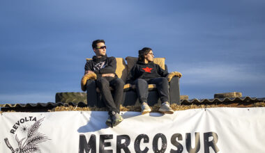 Catalan farmers block AP-7 near French border to protest against EU-Mercosur Deal