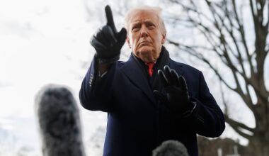 Stocks fell today in response to Trump’s action on Greenland. Credit: Getty