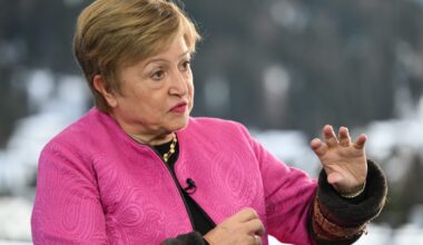 IMF chief sees global GDP growth as 'beautiful but not enough' to handle 'the debt that is hanging around our necks'