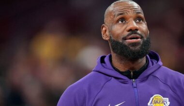 LeBron James sheds tears during Cavaliers’ tribute video in potential farewell: ‘It got him’