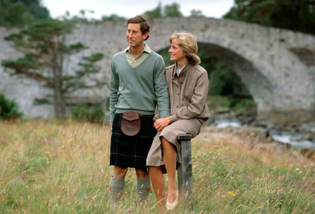 Charles and Diana on honeymoon