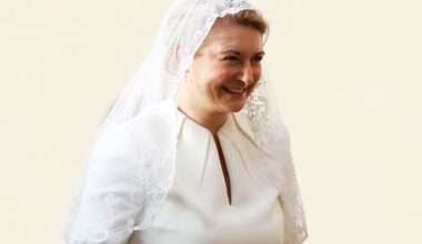 Grand Duchess Stephanie of Luxembourg Wears White to Meet Pope Leo