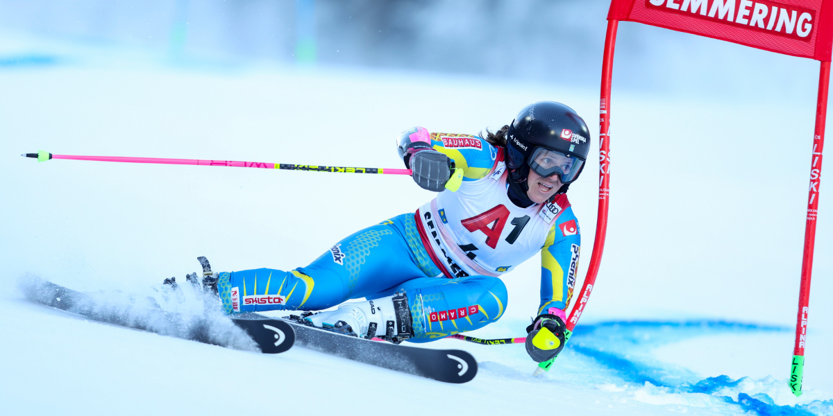 Sara Hector Sets the Standard in Semmering Austria After Run One