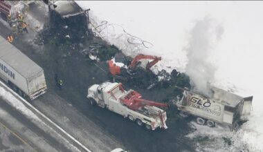 OPP say up to 50 vehicles involved in collisions on Hwy. 401 in eastern Ontario - CTV News