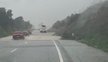 Flash Flood Warning Issued for Parts of Santa Barbara County as 101 Closes for ‘Unknown Duration’