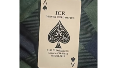 ICE agents leave Ace of Spades ‘death cards’ on detained immigrants’ cars
