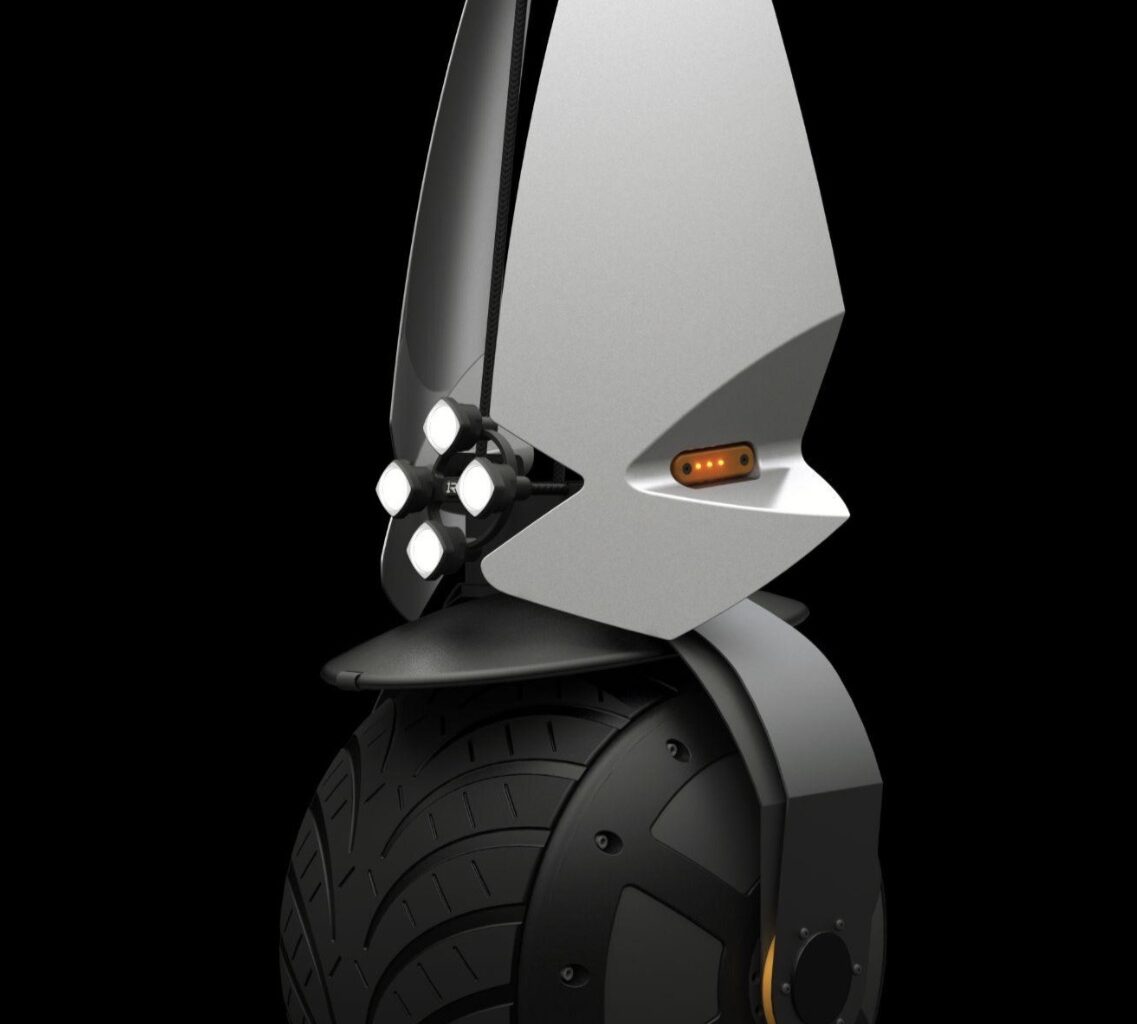 The Rollo monowheeled security robot. Photo by the company.