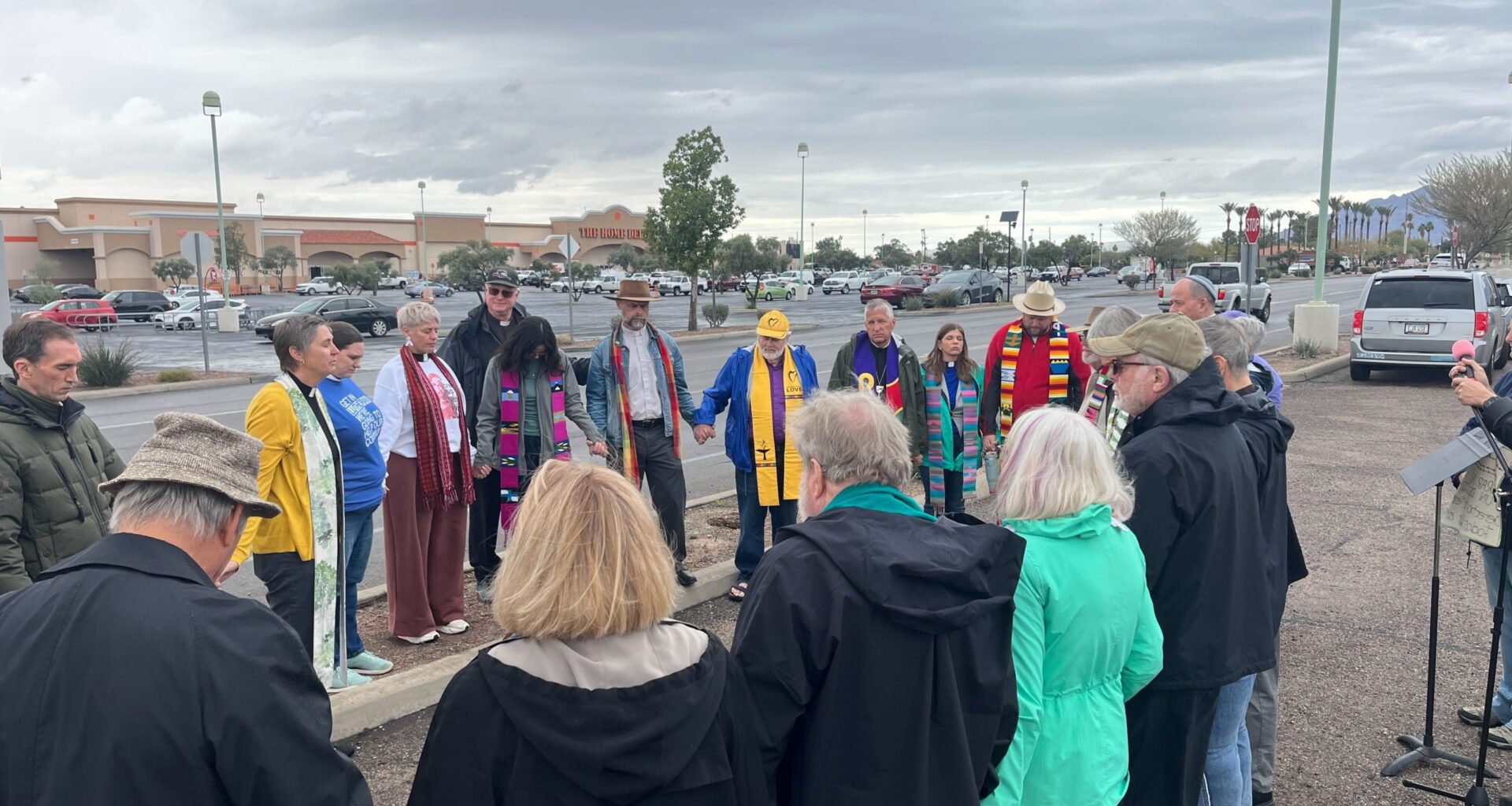 “We can't ignore what's happening. We have to keep standing up”: Faith leaders rally to protest ICE, protect migrants