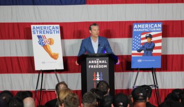 Pentagon chief takes ‘Arsenal of Freedom’ tour to Rocket Lab