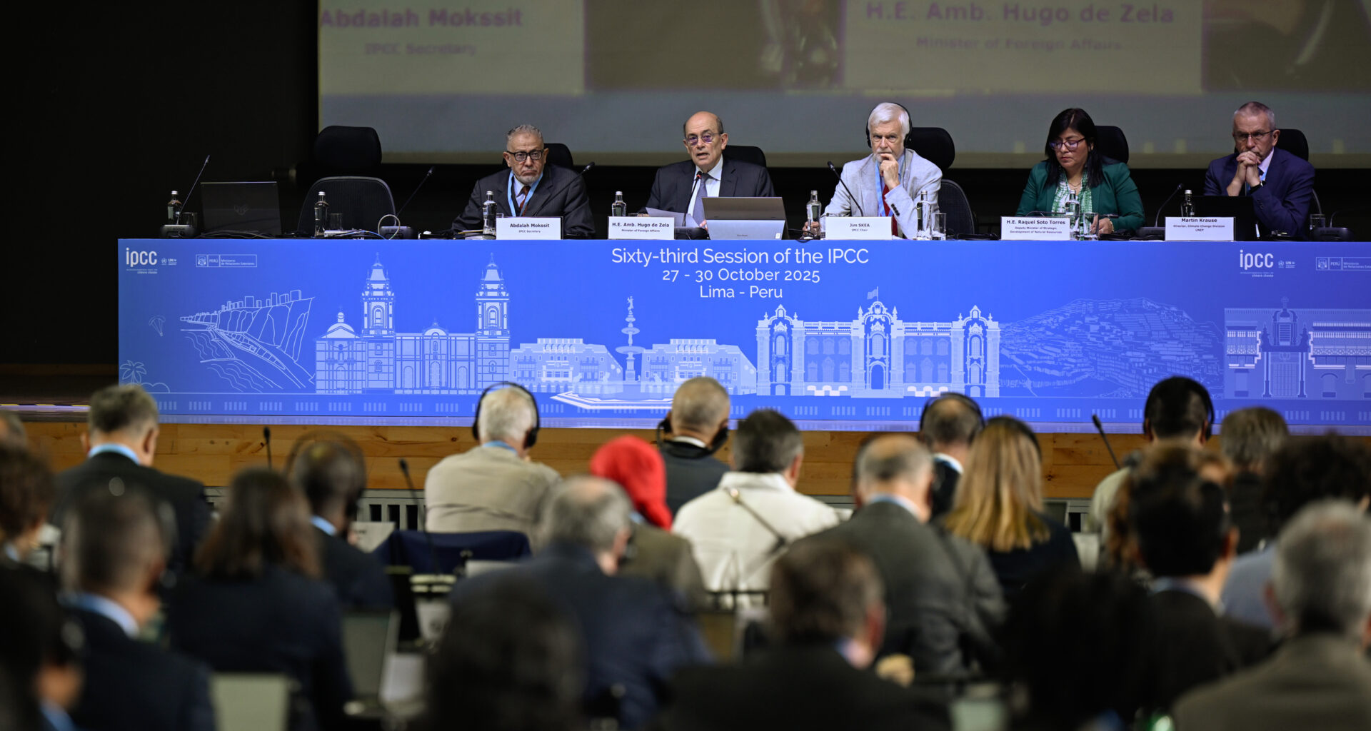 Scientists gather for the 63rd session of the Intergovernmental Panel on Climate Change in Lima, Peru, on Oct. 27, 2025. Credit: Peru Ministry of Environment