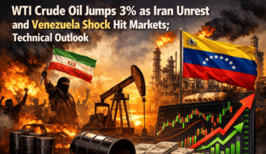 WTI Crude Oil Jumps 3% as Iran Unrest and Venezuela Shock Hit Markets; Technical Outlook