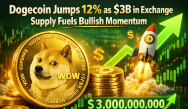Dogecoin Jumps 12% as $3B in Exchange Supply Fuels Bullish Momentum