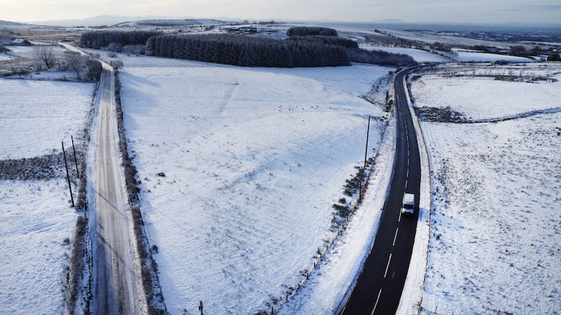 Travel disruption possible as Northern Ireland snow and ice warning issued