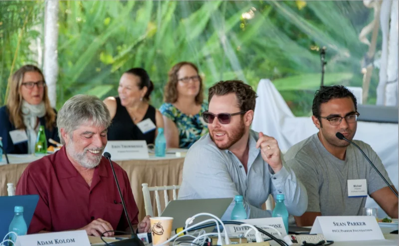 Jeff with Sean Parker