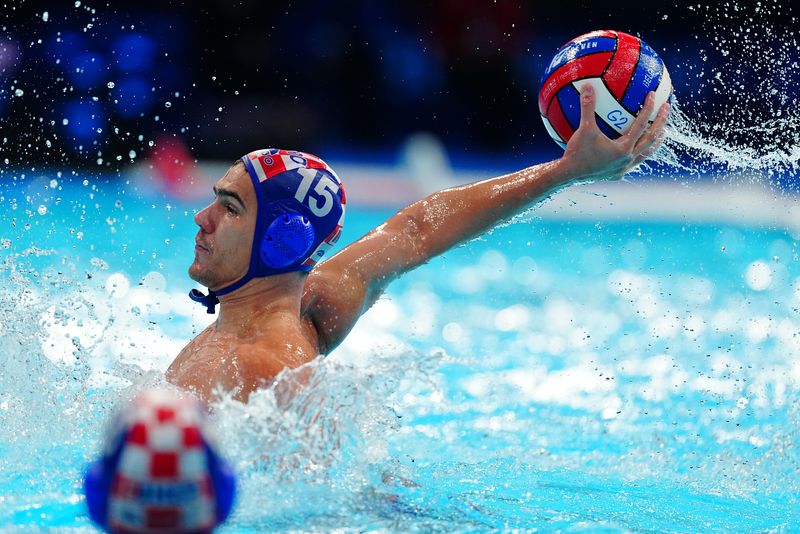 Water Polo European Champs in Belgrade Croatia v Slovenia
