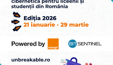 UNbreakable România 2026 este primul program din România care susține tinerii să valorifice inteligența artificială (AI) pentru gestionarea amenințărilor de securitate cibernetică emergente