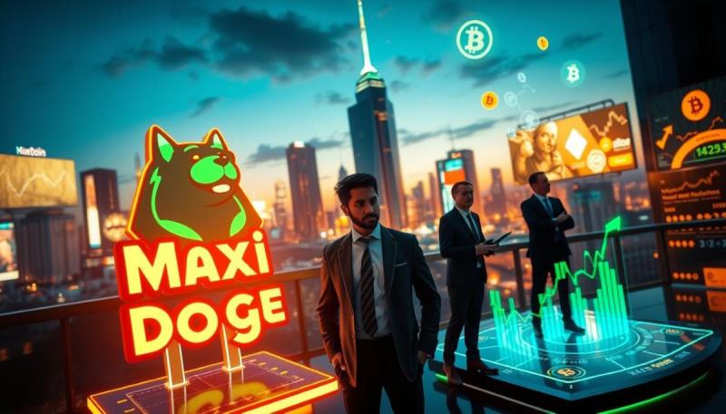 Next crypto to explode topic trends during Maxi Doge pres﻿ale activity