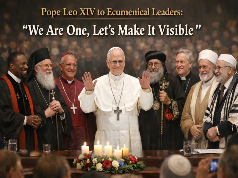Pope Leo XIV to Ecumenical Leaders: "We Are One, Let