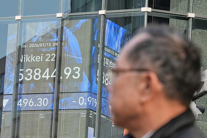 Asian shares, US futures gain as Japan keeps its key interest rate unchanged