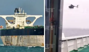 US seizes Russian-flagged oil tanker shadowed by Russian submarine near Iceland