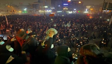 Massive Protest in Punak district of Tehran, Jan 9, 2026