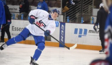 Hermantown's Max Plante day-to-day following undisclosed injury against Slovakia