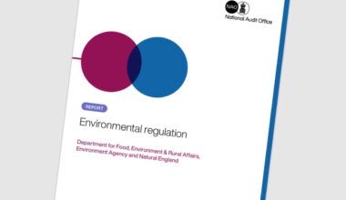 NAO warns environmental regulation is failing to keep pace, with implications for water sector