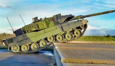 NATO Leopard 2 Tank.