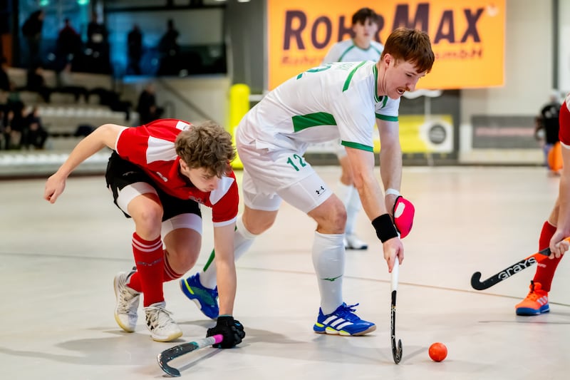 Ireland's Craig Mackey in action against Austria. Photograph: Frank Uijlenbroek/World Sport Pics